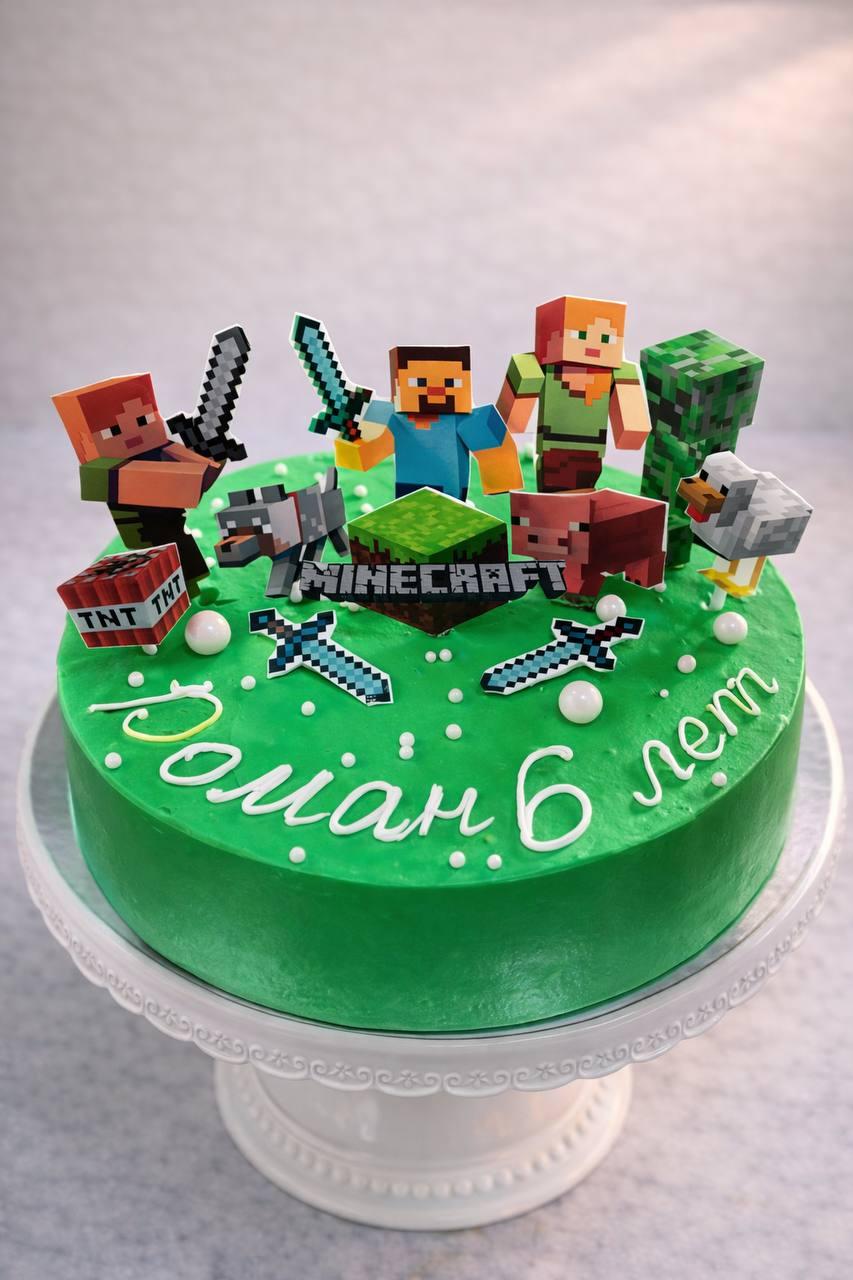 Торт Майн крафт 