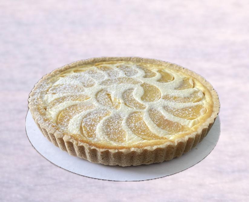 Пирог "Сметанник с персиками" 