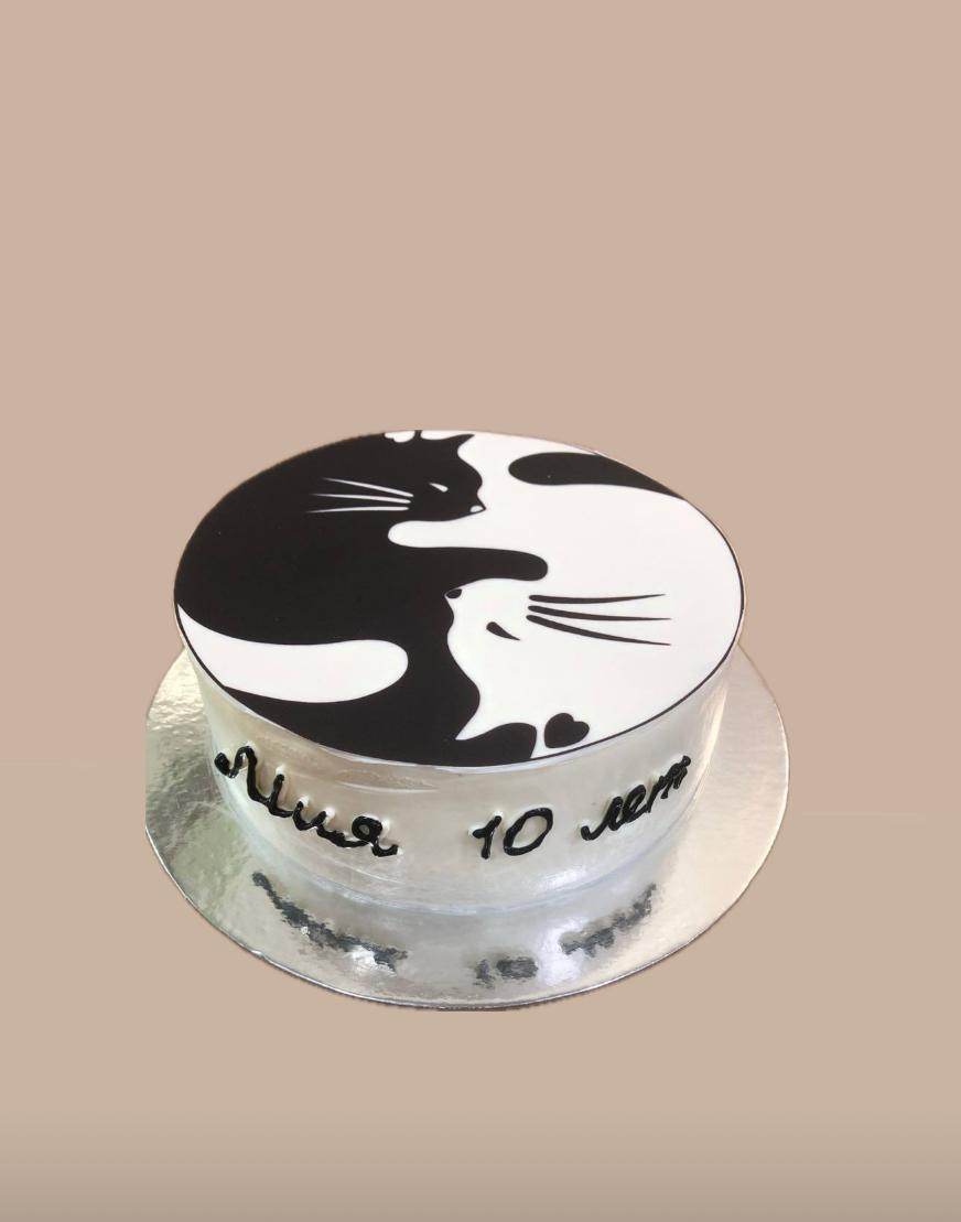 Торт инь и янь 