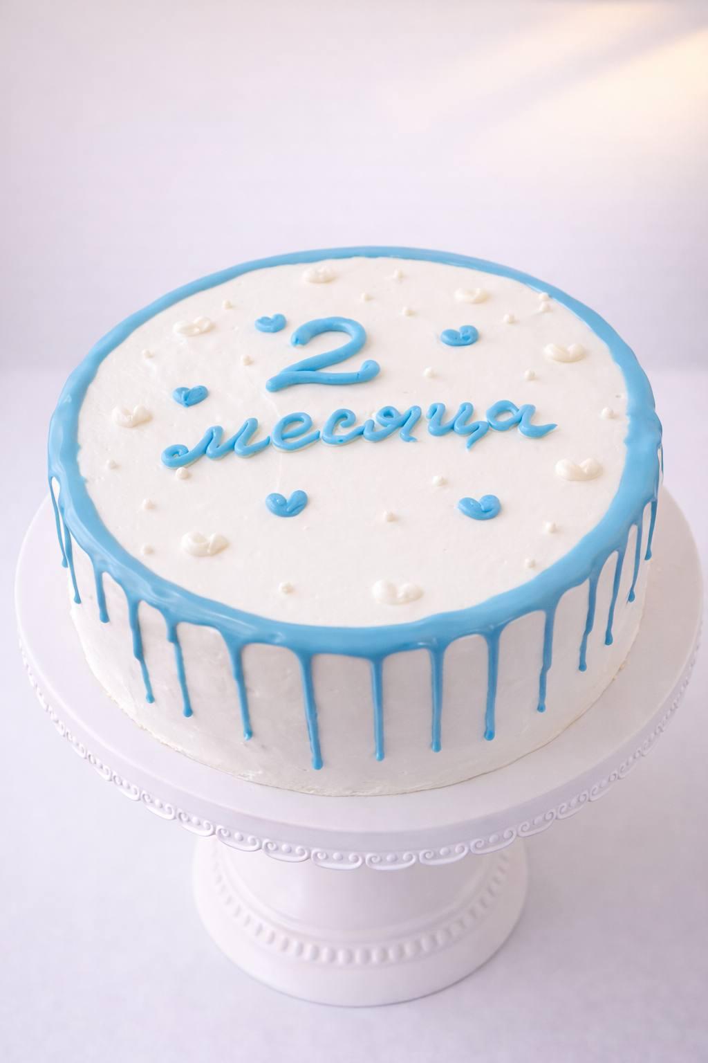 Торт  на 2 годика