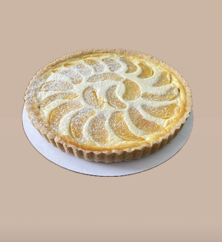 Пирог "Сметанник с персиками" 