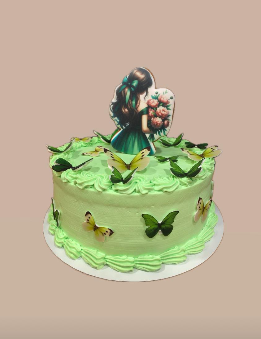 Торт с девушкой 