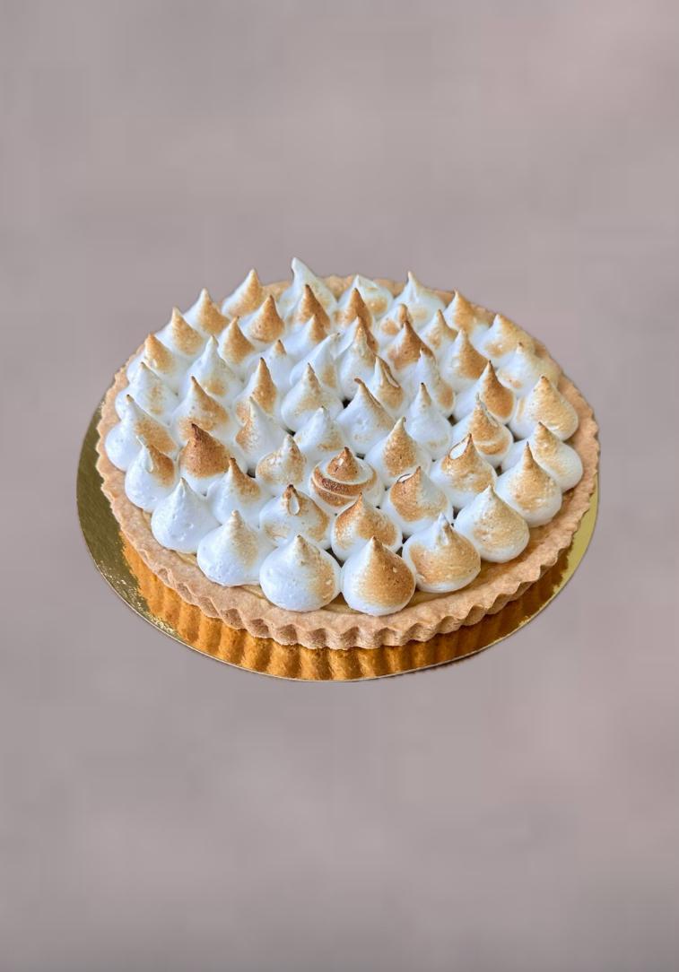 Лимонный пирог с безе