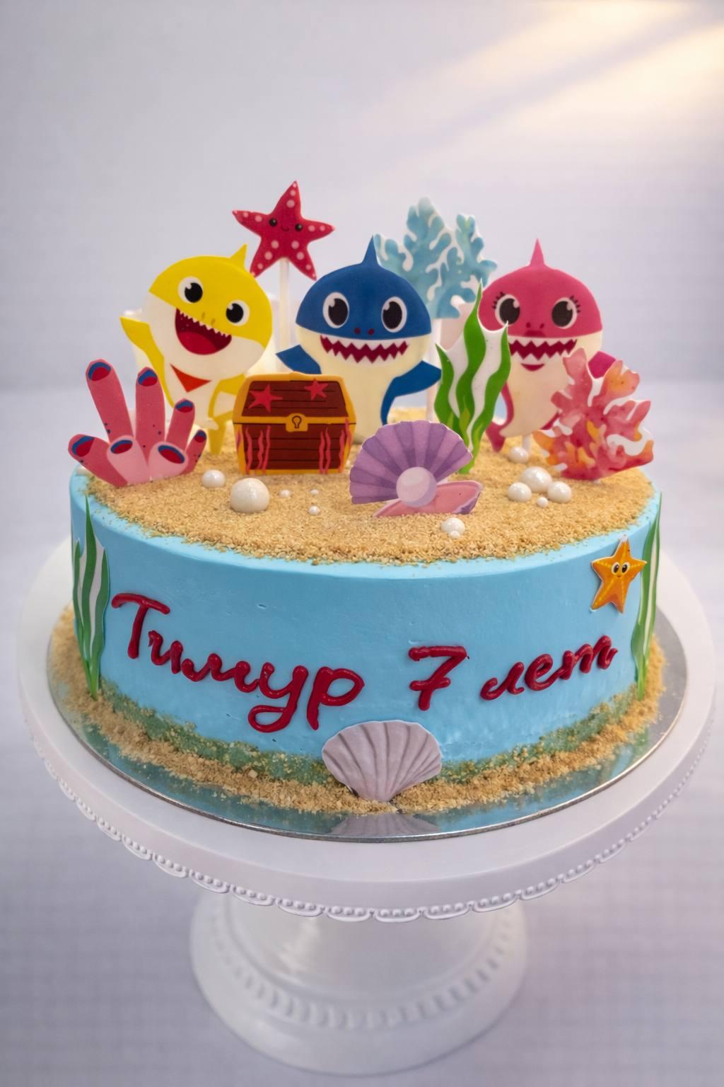 Торт акуленок 